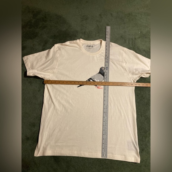 Staple Pigeon company world renown pigeon company cream tee size XL - Picture 4 of 4